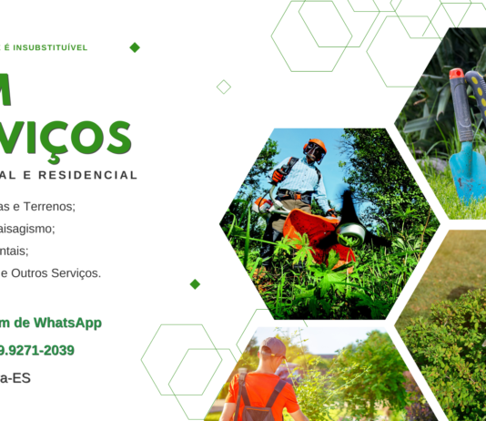 R&M Serviços – Limpeza de Quintal – Jardinagem e Paisagismo – Poda de Grama e outros