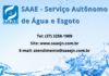 SAAE – Serviço Autônomo de Água e Esgoto